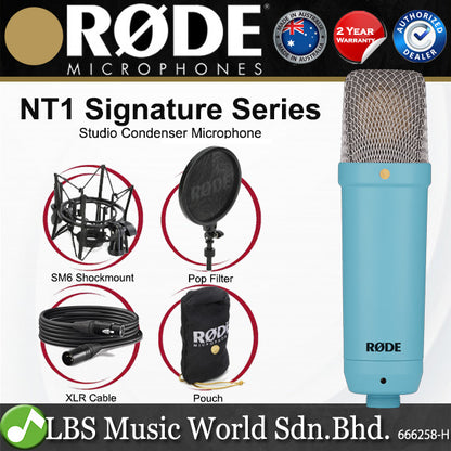 Rode NT1 Signature Series Studio Condenser Microphone with Mic Pop Filter (NT-1)