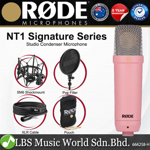 Rode NT1 Signature Series Studio Condenser Microphone with Mic Pop Filter (NT-1)