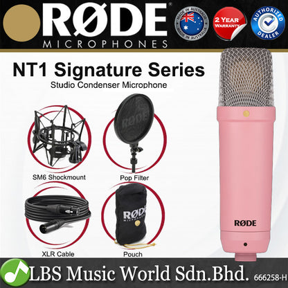 Rode NT1 Signature Series Studio Condenser Microphone with Mic Pop Filter (NT-1)