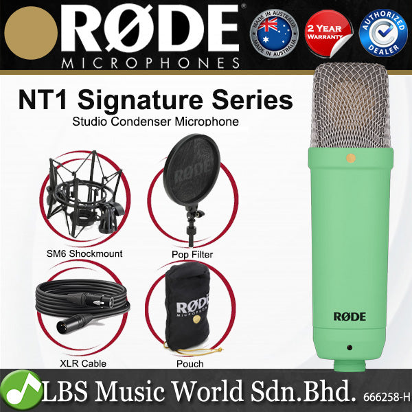 Rode NT1 Signature Series Studio Condenser Microphone with Mic Pop Filter (NT-1)