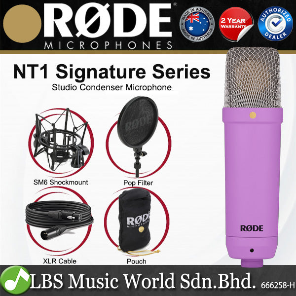 Rode NT1 Signature Series Studio Condenser Microphone with Mic Pop Filter (NT-1)