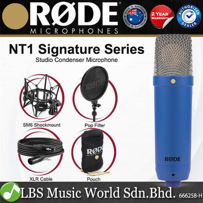 Rode NT1 Signature Series Studio Condenser Microphone with Mic Pop Filter (NT-1)