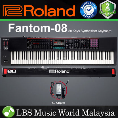 Roland FANTOM-08 88 Keys Music Workstation Synthesizer Keyboard with PHA-4 Weighted Action (Fantom 08)