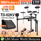Roland TD-02KV V-Drums Electronic Digital V Drum Set Package (TD02KV TD02 KV)