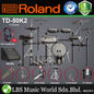 Roland TD-50K2 V-Drums 5-Pieces Electronic Drum Set with TD-50X Sound Module (TD50K2 TD50K 2)
