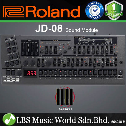 Roland JD-08 Boutique Series JD-800 Polyphonic Synthesizer Sound Module (JD08 JD 08)