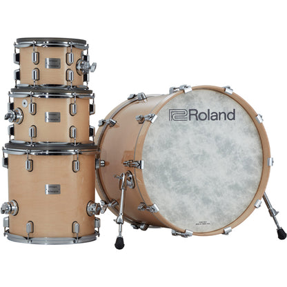 Roland VAD706GN V-Drums 5 Pieces Wood Shell Electronic Drum Set with TD-50X Sound Module - Gloss Natural (VAD706)