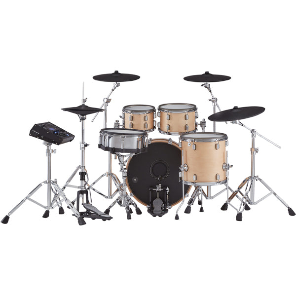 Roland VAD706GN V-Drums 5 Pieces Wood Shell Electronic Drum Set with TD-50X Sound Module - Gloss Natural (VAD706)