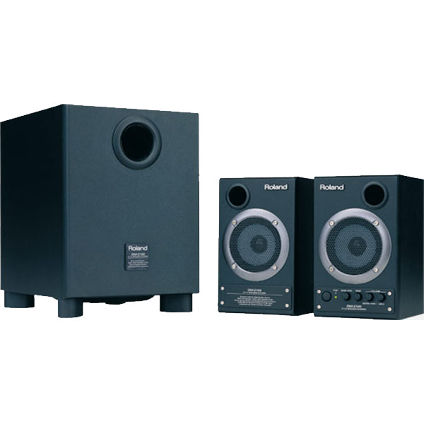 Roland DM-2100 Monitor Speaker with 50 Watt Subwoofer for Studio Monitoring (DM2100 DM 2100)