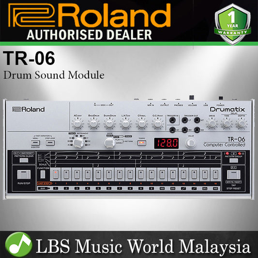 Roland TR-06 Drumatix Rhythm Performer Virtual Analog Drum Sound Module USB MIDI (TR06 TR 06)