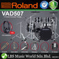 Roland VAD507 V-Drums 5 Piece Wood Shell Electronic Drum Kit with TD-27 Sound Module - Generation 2 (VAD 507)