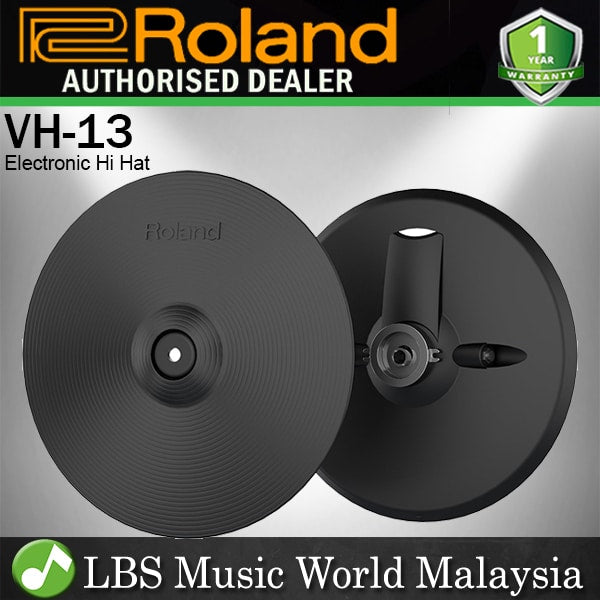 Roland VH-13 12'' 2 Pieces Electronic Hi Hat with Advance and Trigger Control (VH13 VH 13)