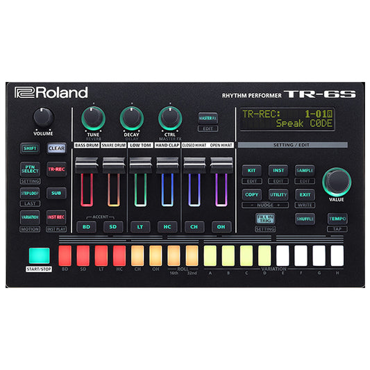 Roland TR-6S Rhythm Performer Virtual Analog Drum Machine with Sample Support (TR6S TR 6S)