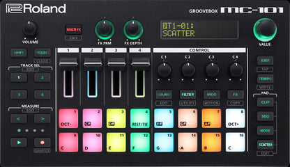Roland MC-101 4 Track Groovbox USB MIDI Sequencer with Multi Effect (MC101 MC 101)