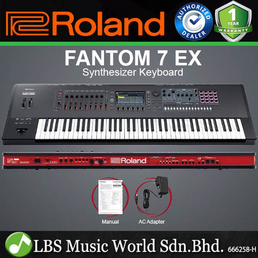 Roland FANTOM 7 EX 76 Key Semi Weighted Synthesizer Keyboard with LCD Touchscreen