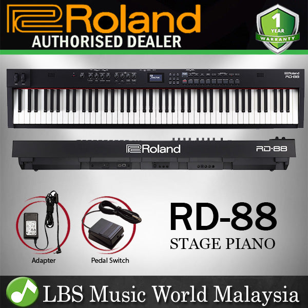 Roland RD-88 88-key Stage Digital Piano RHA-4 Action with Speaker (RD88 RD 88)