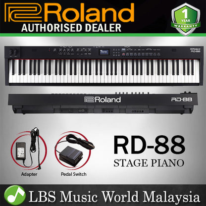 Roland RD-88 88-key Stage Digital Piano RHA-4 Action with Speaker (RD88 RD 88)