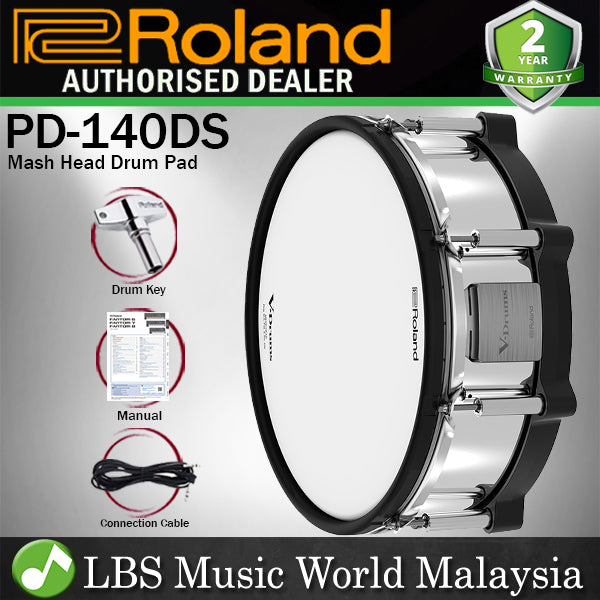 Roland PD-140DS 14'' Digital Snare Drum Pad with Multi Sensor Head and Rim (PD140DS PD 140DS)