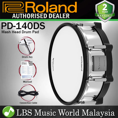Roland PD-140DS 14'' Digital Snare Drum Pad with Multi Sensor Head and Rim (PD140DS PD 140DS)