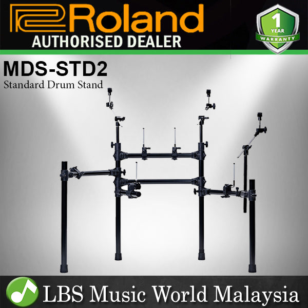 Roland MDS-STD2 MDS-Standard Drum Stand with 3 Cymbal Arms (MDSSTD2 MDS Standard)