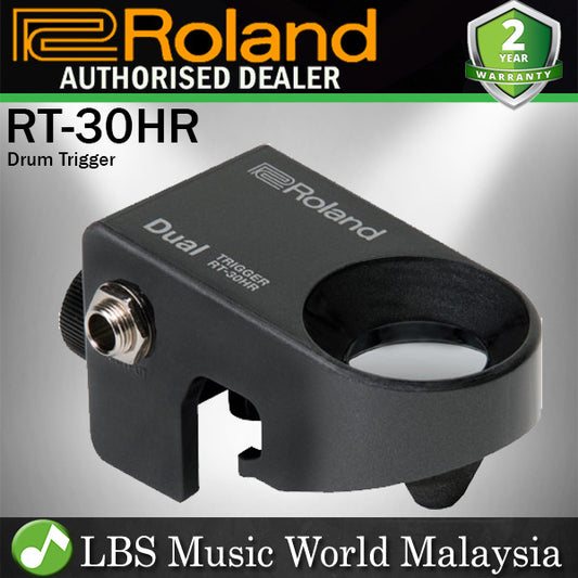 Roland RT-30HR Dual Zone Acoustic Drum Trigger with TRS Connection Cable (RT30HR RT 30HR)