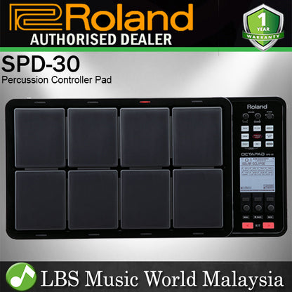 Roland SPD-30 Octapad Digital Percussion Controller Pad Black Version 2 (SPD30 SPD 30)
