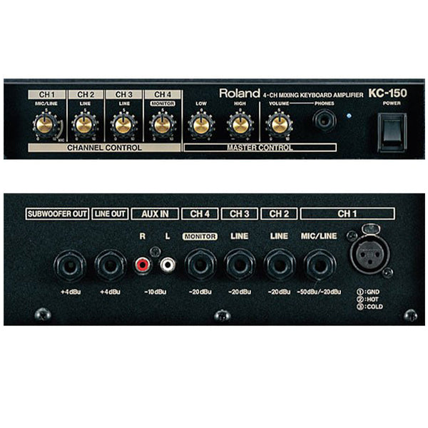[Clearance] Roland KC-150 65 Watt 4 Channel Keyboard Amplifier Speaker with Subwoofer (KC150 KC 150)