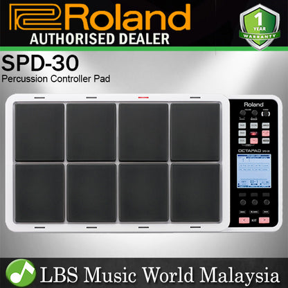 Roland SPD-30 Octapad Digital Percussion Controller Pad White Version 2 (SPD30 SPD 30)