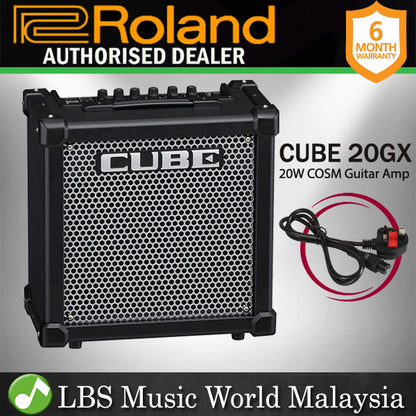 Roland CUBE 20GX 20W Amp 1 X 8" COSM Guitar Combo Speaker Amplifier with FX (20 GX)(Clearance)