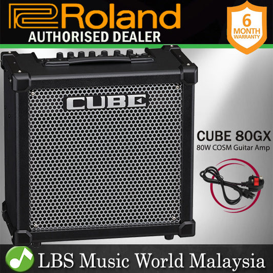 [Discontinued] Roland CUBE 80GX 80W Amp 1 X 12" COSM Guitar Combo Speaker Amplifier with FX (80 GX)(Clearance)