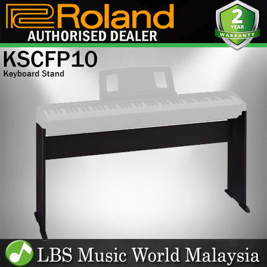 Roland KSC-FP10 Digital Piano Keyboard Wooden Stand for FP-10 Black (KSCFP10 KSC FP10)