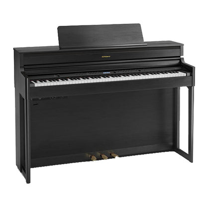 Roland HP704 88 Key Digital Piano with SuperNATURAL Modeling and Bluetooth Charcoal Black (HP-704 HP 704)
