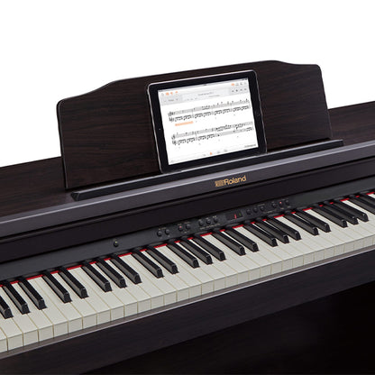 Roland RP-501R 88 Key Digital Piano PHA-4 and Rhythm with RH-5 Headphone Black (RP501R RP501)