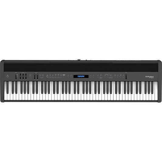 Roland FP-60X 88 Key Digital Piano with SuperNATURAL PHA-4 Keyboard and Bluetooth Black (FP60X FP60 X FP 60X)