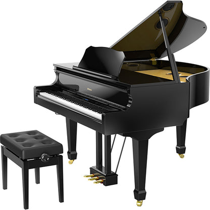 Roland GP609 88 Keys Digital Grand Piano with PHA-50 Key Polish Ebony (GP609PE GP 609)