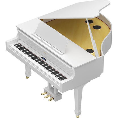 Roland GP609 88 Keys Digital Grand Piano with PHA50 Key Polish White (GP609WE GP 690)