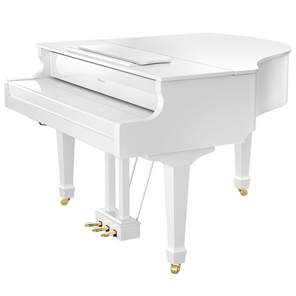 Roland GP609 88 Keys Digital Grand Piano with PHA50 Key Polish White (GP609WE GP 690)