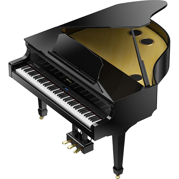Roland GP609 88 Keys Digital Grand Piano with PHA-50 Key Polish Ebony (GP609PE GP 609)