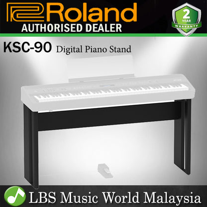 Roland KSC-90 BK Keyboard Stand Black for FP-90 Digital Piano Black Finish (KSC90 KSC 90)