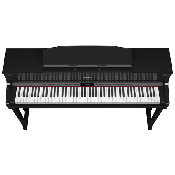 Roland HP605 PE L 88 Keys Digital Piano with SuperNatural Technology Polished Ebony (HP 605)
