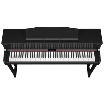 Roland HP605 PE L 88 Keys Digital Piano with SuperNatural Technology Polished Ebony (HP 605)