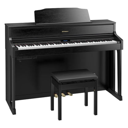 Roland HP605 CB 88 Keys Digital Piano with SuperNatural Technology Contemporary Black (HP 605)