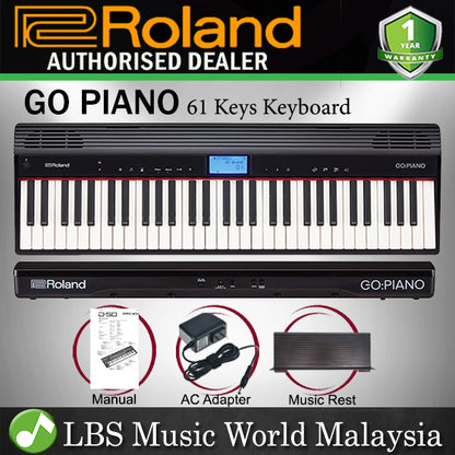Roland GO PIANO 61 Keys MIDI Music Production Keyboard Digital Piano (GO-61P)