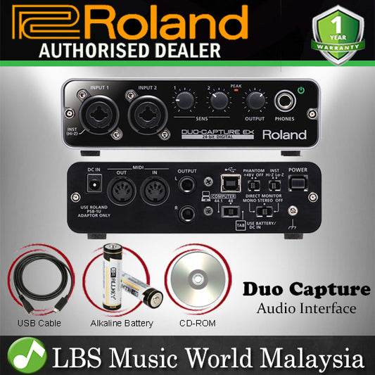 [DISCONTINUED] Roland Duo-Capture-EX 2 Channel USB Audio Midi Interface (Duo Capture EX)