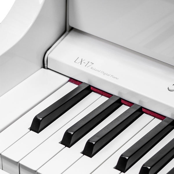 Roland LX-17 PW 88 Keys New Generation SuperNatural Digital Piano White (LX17 LX 17)