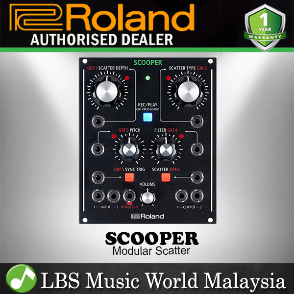 Roland SCOOPER Modular Programmable Scatter With Effect Eurorack Module AIRA