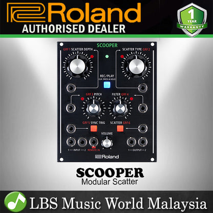 Roland SCOOPER Modular Programmable Scatter With Effect Eurorack Module AIRA
