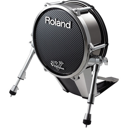 Roland KD-140 V-Kick Trigger Electronic Drum Kick Pad Black Chrome (KD140 KD 140 KD140BC)