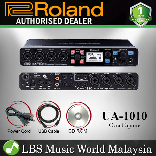 Roland UA-1010 Octa Capture Hi-Speed USB Audio Interface with 8 Mic Preamp (Octa Capture)