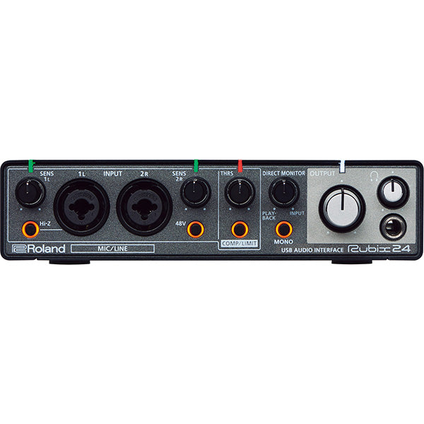 Roland RUBIX-24 USB MIDI Audio Interface 2 Mic Preamp for MAC PC (Rubix24 Rubix 24)